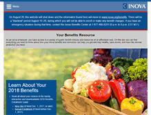 Tablet Screenshot of myinovabenefits.com